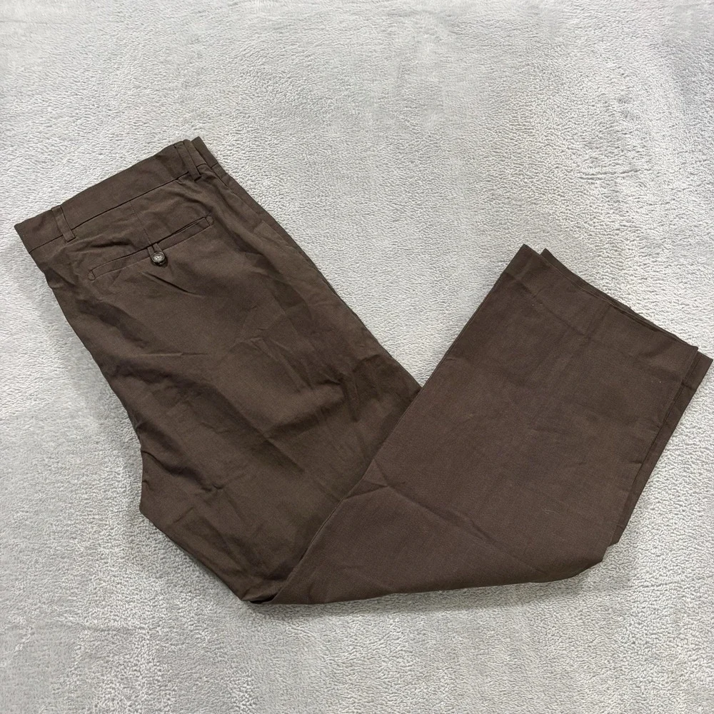 Banana Republic Dress Pants Men's 36 x 28* Brown Formal Event Relaxed Preppy